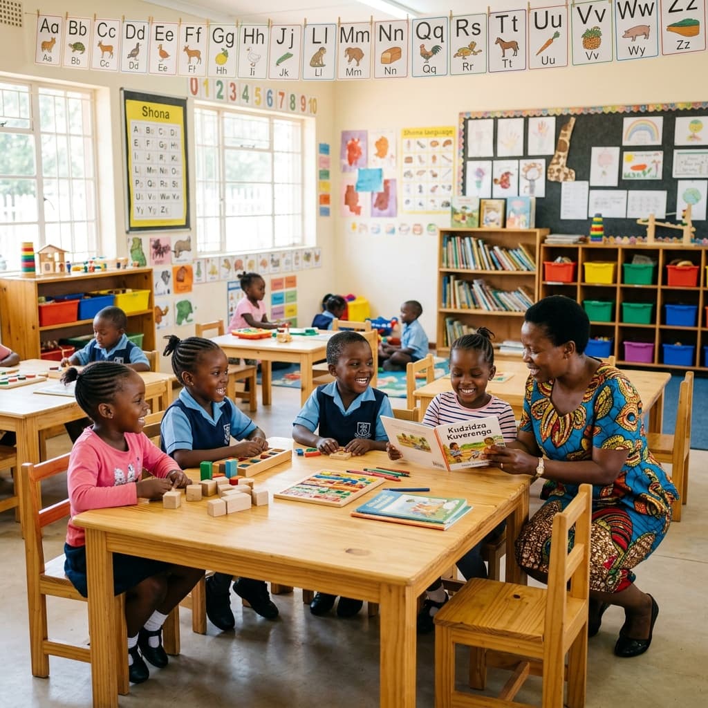 Waterloo Rd ECD Center classroom learning session